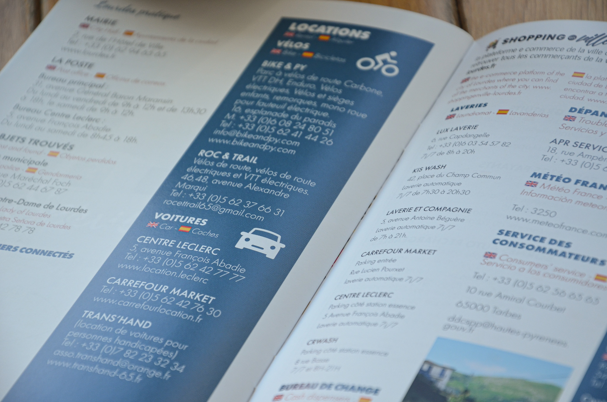 Le guide pratique de l'Office de tourisme , Un zoom sur la qualité de l'intérieur du carnet de visites