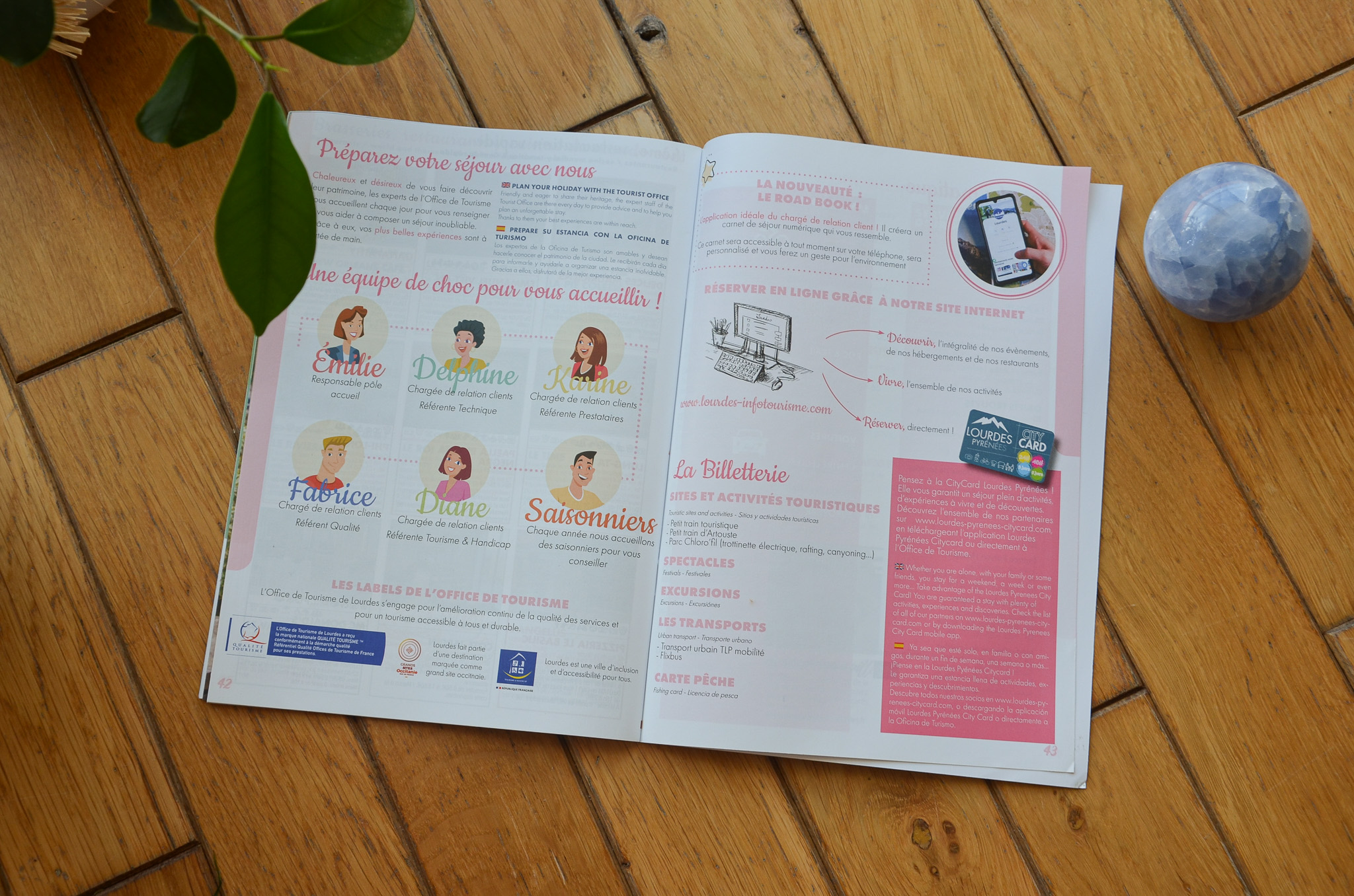 Le guide pratique de l'Office de tourisme -communication d'un produit