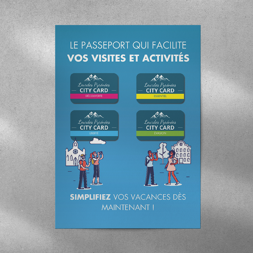 Communication d'un produit - carte touristique - Flyer